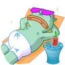 Vampire Frog 스티커