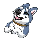 Tusky Husky 스티커