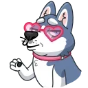 Tusky Husky 스티커