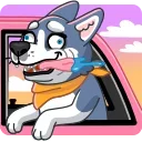 Tusky Husky 스티커
