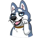 Tusky Husky 스티커