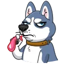 Tusky Husky 스티커