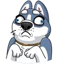 Tusky Husky 스티커