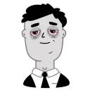 Tired Person 스티커