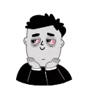 Tired Person 스티커
