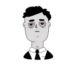 Tired Person 스티커