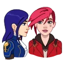 Vi & Caitlyn 스티커