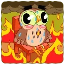 Wally the Owl 스티커