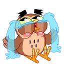 Wally the Owl 스티커