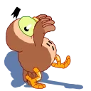 Wally the Owl 스티커