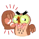 Wally the Owl 스티커