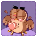Wally the Owl 스티커