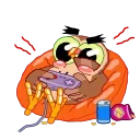 Wally the Owl 스티커