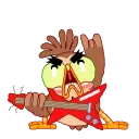 Wally the Owl 스티커
