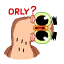 Wally the Owl 스티커
