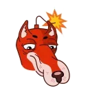 Comrade Wolf 스티커