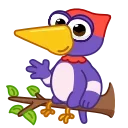 Woodpecker 스티커