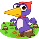 Woodpecker 스티커