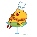 Cocky Cook 스티커