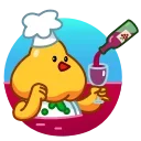 Cocky Cook 스티커