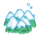 Yeti on Holidays 스티커