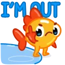 Gold Fish 스티커