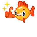 Gold Fish 스티커