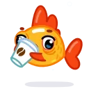 Gold Fish 스티커