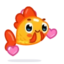 Gold Fish 스티커