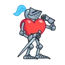 Date Knight 스티커