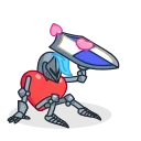 Date Knight 스티커