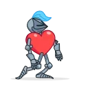 Date Knight 스티커